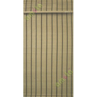 Rollup mechanism peanut brown color with dark brown stripes  PVC blind